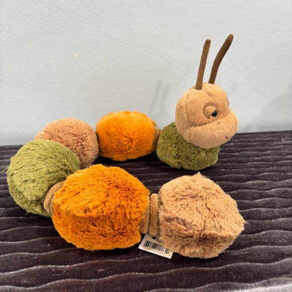 RARE Jellycat Figgy Caterpillar BNWT - Picture 4 of 5